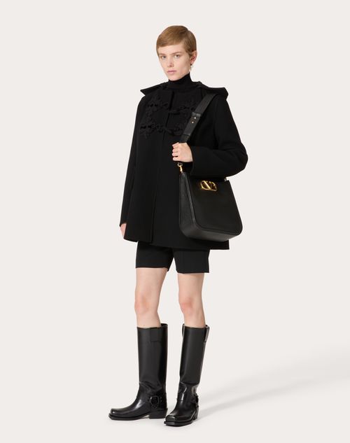 Valentino BOLSO HOBO VALENTINO GARAVANI ALLTIME EN CUERO DE BECERRO GRANEADO