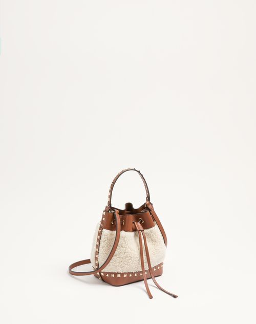 Valentino BOLSO TIPO SACO VALENTINO GARAVANI ROCKSTUD DE PIEL DE OVEJA
