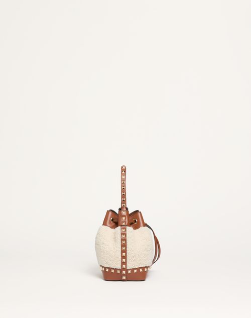 Valentino BOLSO TIPO SACO VALENTINO GARAVANI ROCKSTUD DE PIEL DE OVEJA