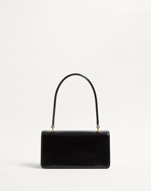 Valentino BOLSO VALENTINO GARAVANI VAIN CON MANIJA EN CUERO BRILLANTE DE BECERRO