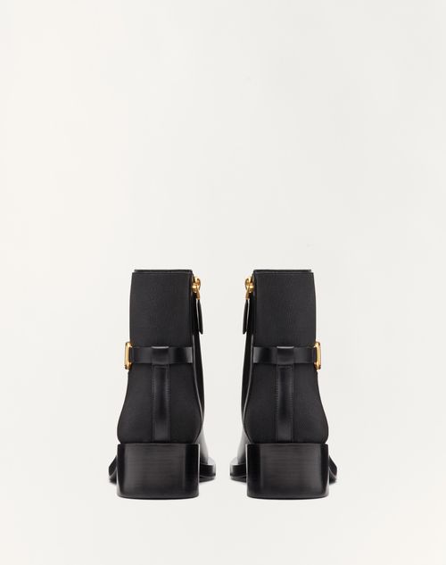 Valentino BOTINES VLOGO SIGNATURE DE PIEL DE BECERRO CON TACÓN DE 30 MM