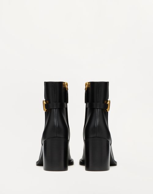 Valentino BOTINES VLOGO SIGNATURE DE PIEL DE BECERRO CON TACÓN DE 75 MM