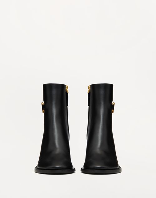 Valentino BOTINES VLOGO SIGNATURE DE PIEL DE BECERRO CON TACÓN DE 75 MM