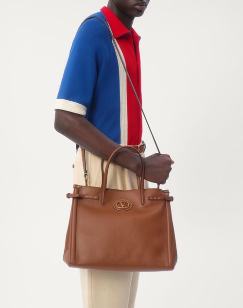 Valentino CAMISA DE BOWLING DE ALGODÓN CON BORDADO DE CHEZ VALENTINO