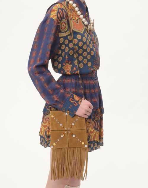 Valentino CAMISA DE LINO PAISLEY MEDAGLIONI VOYAGE IMAGINAIRE