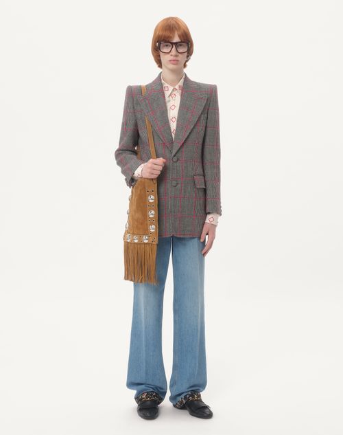 Valentino CAMISA DE SARGA DE SEDA CON ESTAMPADO OPTICOOL