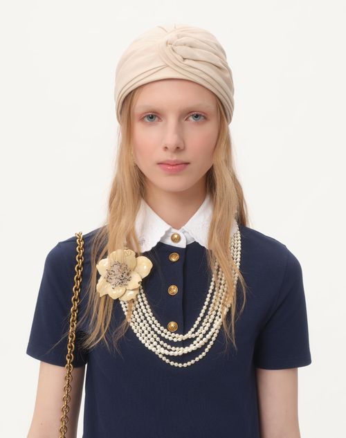 Valentino CAMISA POLO BORDADA DE ALGODÓN ESTILO SUDADERA