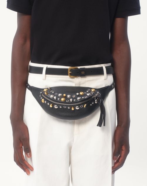 Valentino CAMISA POLO DE PIQUÉ DE ALGODÓN CON PARCHE DEL VLOGO