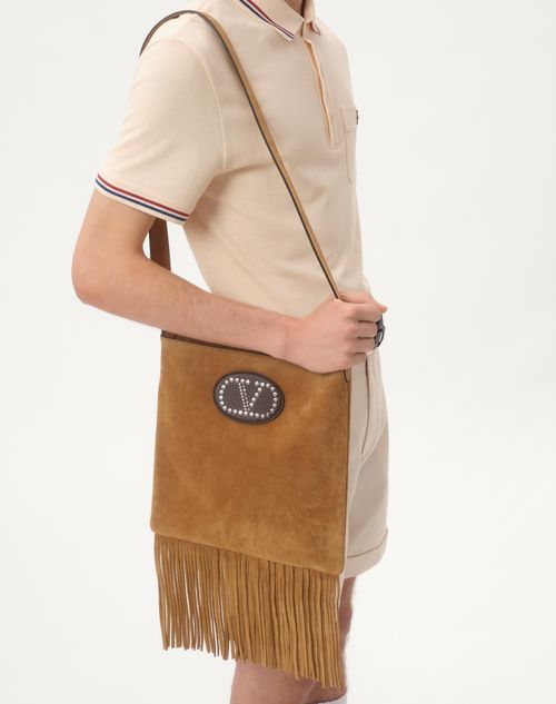 Valentino CAMISA POLO DE PIQUÉ DE ALGODÓN CON PARCHE DEL VLOGO