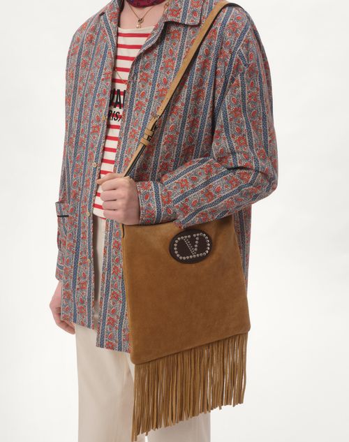 Valentino CAMISA TIPO PIJAMA DE MUSELINA DE ALGODÓN CON ESTAMPADO VOYAGE IMAGINAIRE