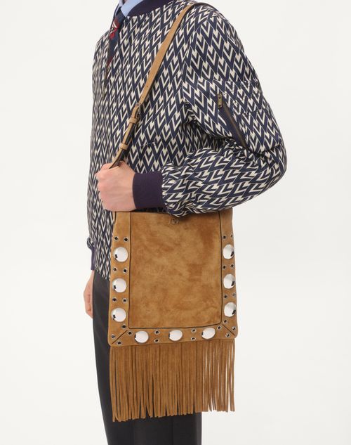 Valentino CHAQUETA BOMBER DE NAILON CON ESTAMPADO TOUTE LA V