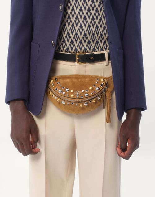 Valentino CHAQUETA DE GABARDINA DE LANA CON BOTONADURA SIMPLE