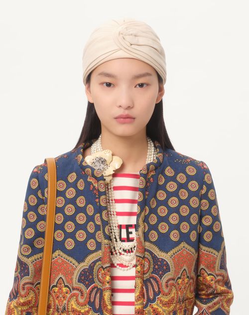 Valentino CHAQUETA DE GABARDINA PAISLEY MEDAGLIONI VOYAGE IMAGINAIRE