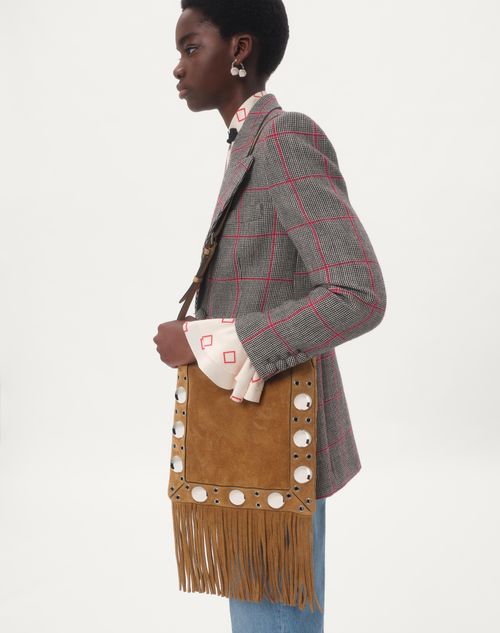 Valentino CHAQUETA DE LANA CON BOTONADURA SENCILLA Y ESTAMPADO CUADRILLÉ