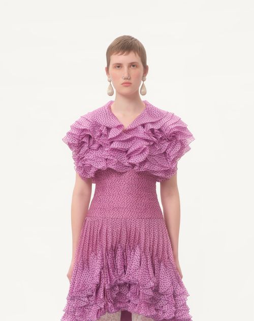 Valentino CHAQUETA DE ORGANZA CON ESTAMPADO PLUSDEPOIS