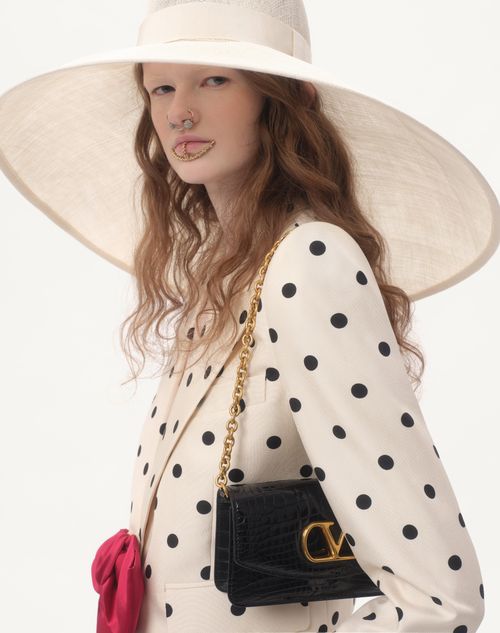 Valentino CHAQUETA DE SHANTUNG CON ESTAMPADO PLUSDEPOIS