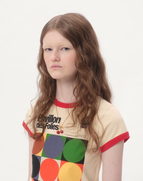 Valentino COLLAR CHEZ VALENTINO CHERRYFIC DE METAL Y ESMALTE