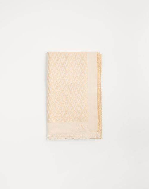 Valentino ESTOLA TOUTE LA V DE SEDA VISCOSA Y CACHEMIRA