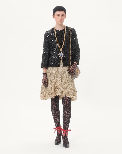 Valentino FALDA DE CHIFFON CON ESTAMPADO PLUSDEPOIS