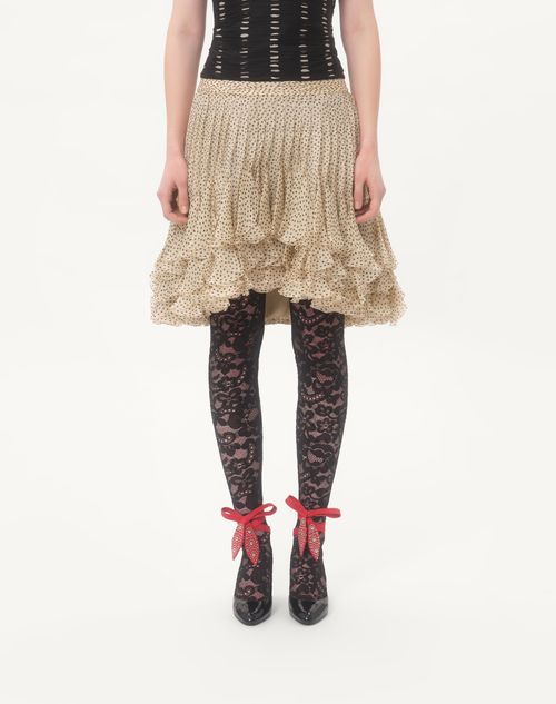 Valentino FALDA DE CHIFFON CON ESTAMPADO PLUSDEPOIS