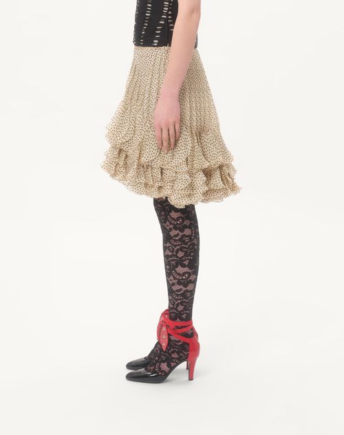 Valentino FALDA DE CHIFFON CON ESTAMPADO PLUSDEPOIS