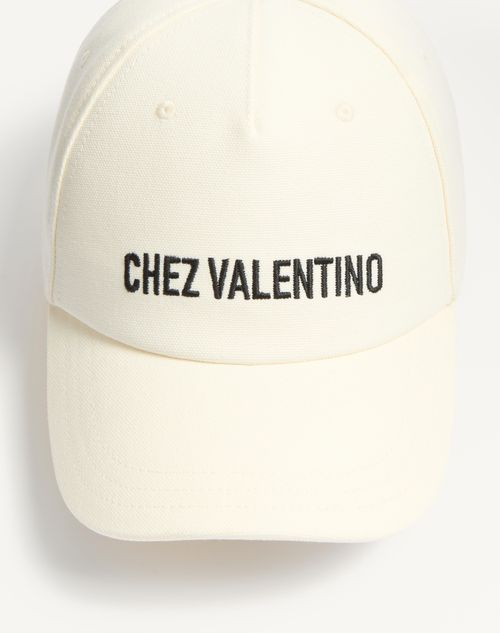 Valentino GORRA DE BÉISBOL CHEZ VALENTINO DE ALGODÓN
