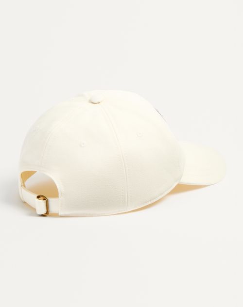 Valentino GORRA DE BÉISBOL DE ALGODÓN CON BORDADO CHEZ VALENTINO