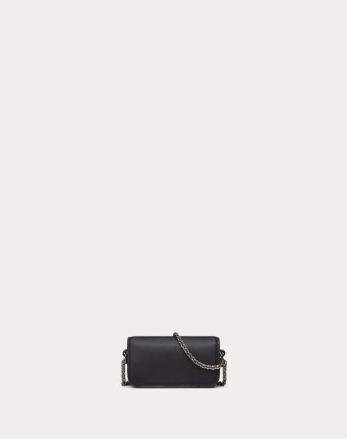 Valentino MICROBOLSO VALENTINO GARAVANI LOCÒ CON CADENA Y LOGOTIPO EN PEDRERÍA