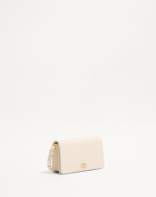 Valentino MINIBOLSO DE HOMBRO VLOGO SIGNATURE EN CUERO GRANULADO