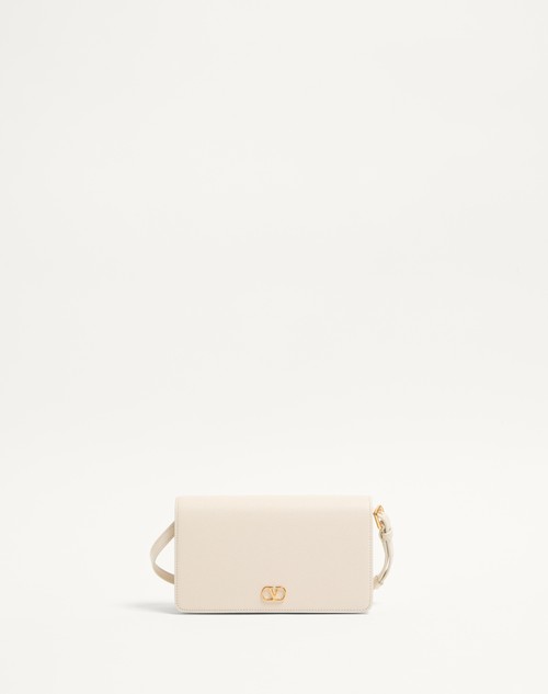 Valentino MINIBOLSO DE HOMBRO VLOGO SIGNATURE EN CUERO GRANULADO