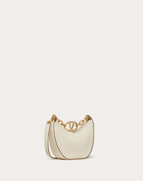 Valentino MINIBOLSO HOBO VLOGO MOON DE CUERO NAPA CON CADENA