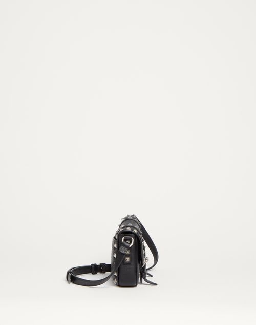Valentino MINIBOLSO ROCKSTUD DE CUERO GRANEADO DE BECERRO