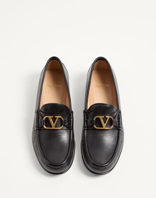 Valentino MOCASÍN DE BÚFALO VLOGO SIGNATURE CON TACÓN DE 20 MM