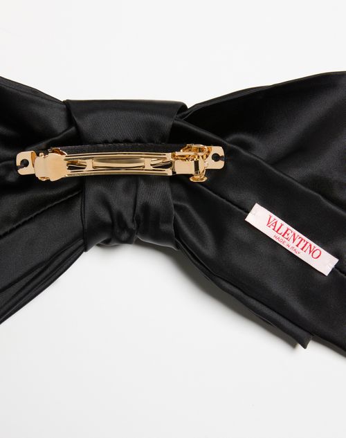 Valentino PINZA PARA EL CABELLO VLOGO SIGNATURE DE SATÉN