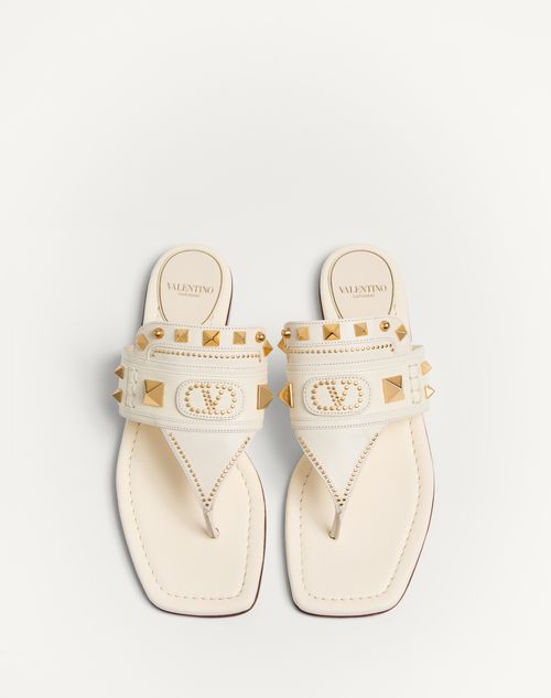 Valentino SANDALIA DE TIRA PLASTER CASTER DE CUERO DE CABRA