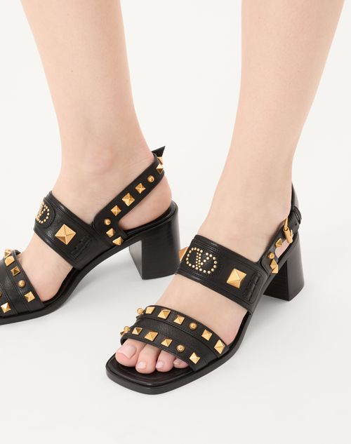 Valentino SANDALIA PLASTER CASTER DE CUERO DE BÚFALO CON TACÓN DE 60 MM