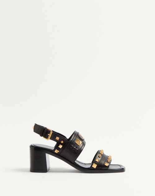 Valentino SANDALIA PLASTER CASTER DE CUERO DE BÚFALO CON TACÓN DE 60 MM