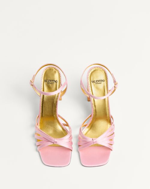 Valentino SANDALIA PRESHOES DE SATÉN CON CRISTALES Y TACÓN DE 90 MM