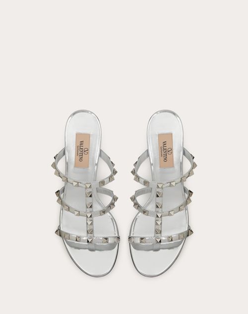 Valentino SANDALIA ROCKSTUD SIN TALÓN CON EFECTO ESPEJADO Y CON TACÓN DE 60 MM