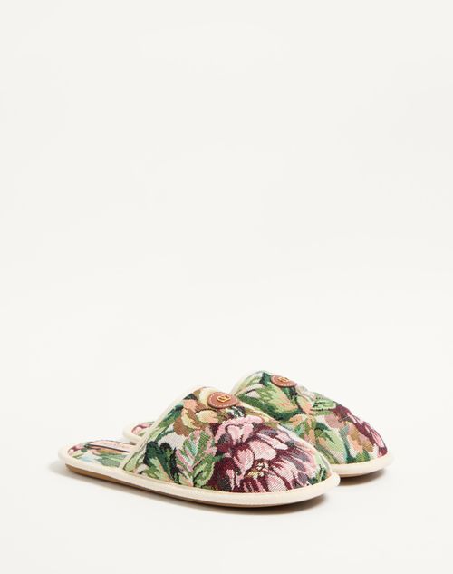 Valentino SANDALIA SIN TALÓN TA CHAMBRE DE TEJIDO VOYAGE IMAGINAIRE