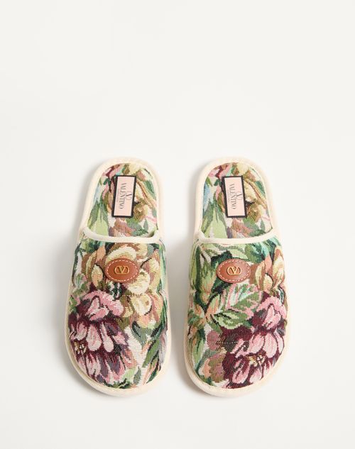 Valentino SANDALIA SIN TALÓN TA CHAMBRE DE TEJIDO VOYAGE IMAGINAIRE