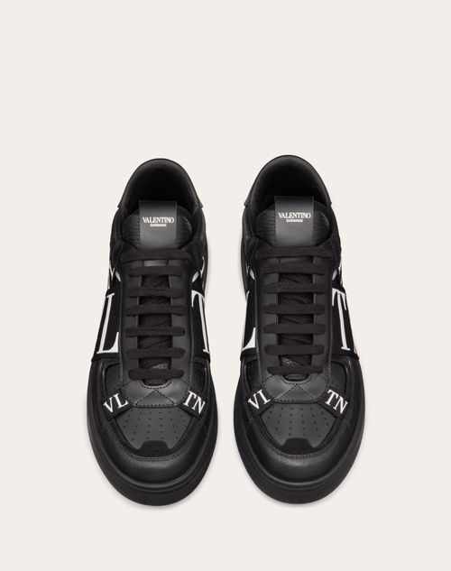 Valentino SNEAKERS BAJAS VLTN DE PIEL DE BECERRO CON CINTAS