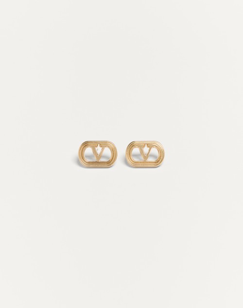 Valentino ARETES OVALETTE DE METAL