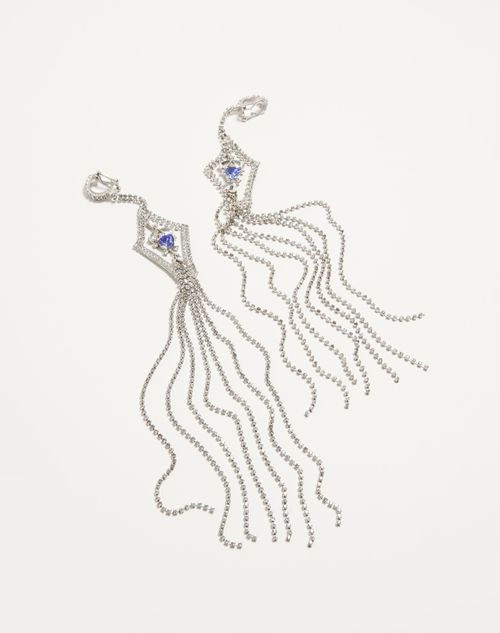 Valentino ARETES RÊVE RADIEUX DE METAL Y CRISTAL