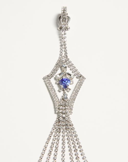 Valentino ARETES RÊVE RADIEUX DE METAL Y CRISTAL