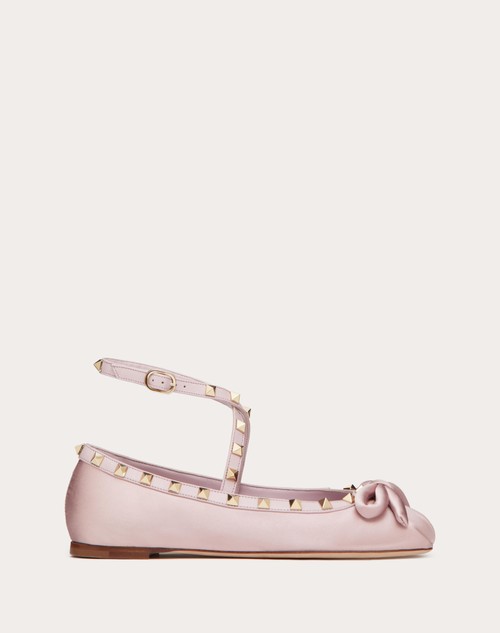 Valentino BALLERINA ROCKSTUD DE SATÉN