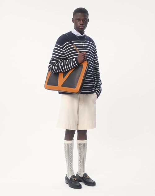 Valentino BERMUDAS DE DENIM CON DOBLADILLO