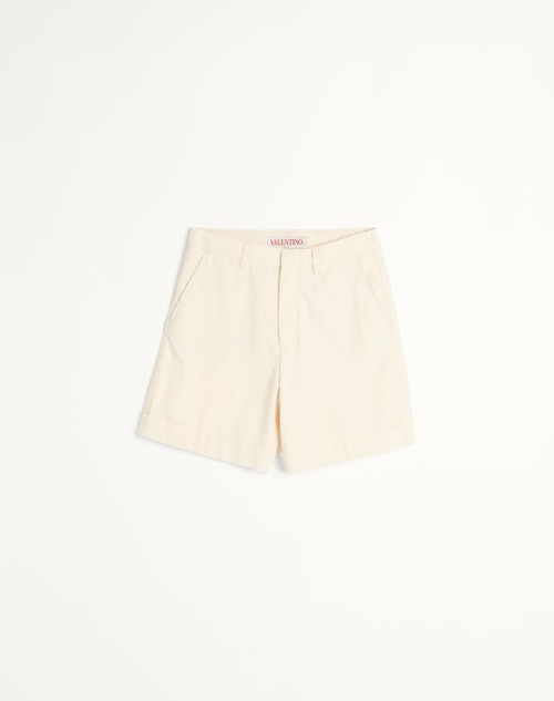 Valentino BERMUDAS DE DENIM CON DOBLADILLO