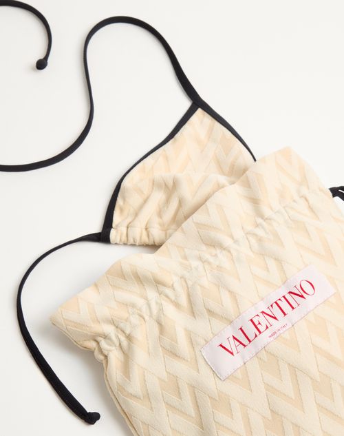 Valentino BIKINI DE TOUTE LA V LYCRA JACQUARD
