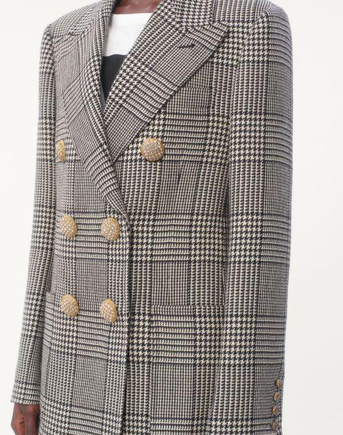 Valentino BLAZER DE HOUNDSTOOTH WOOL